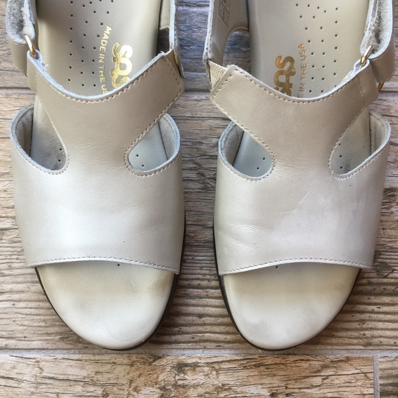 SAS women sandal pear white strap on size 8M - Picture 3 of 8